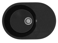 Кухонная мойка Practik PR-M 610-004 (черный оникс)