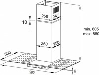 Вытяжка Korting KHC 90925 SGB