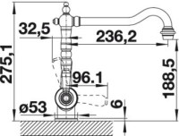 Смеситель Blanco Sora (хром)