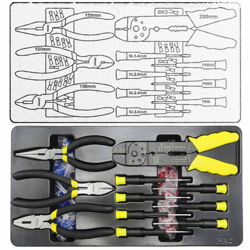 Универсальный набор инструментов WMC Tools 254 (58824)