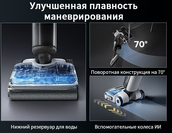 Вертикальный моющий пылесос Roborock Wet and Dry Vacuum Cleaner F25 Ace WD5M2A512-02 (с русской озвучкой)