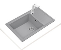 Кухонная мойка Teka Stone 60 S-TG 1B 1D (Grey metallic)