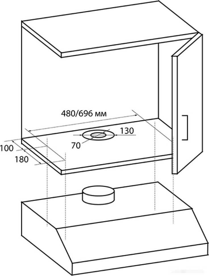 Вытяжка NORDFROST AS 6040 W