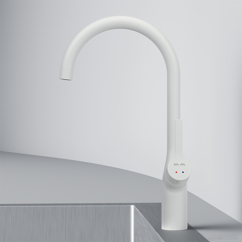 Смеситель Am.Pm Spike F9S07033 (белый)