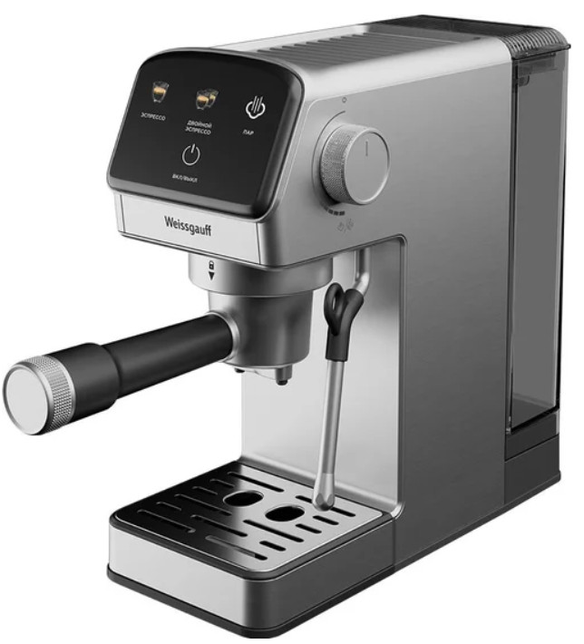 Рожковая кофеварка Weissgauff WCM-240 DBx Cappuccino ColorTouch
