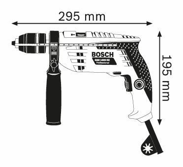 Дрель ударная Bosch GSB 1600 RE Professional