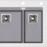 Кухонная мойка AquaSanita Delicia Plus GQD150 (alumetallic 202 W)
