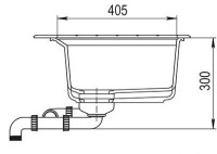 Кухонная мойка AquaSanita Delicia Plus GQD150 (alumetallic 202 W)