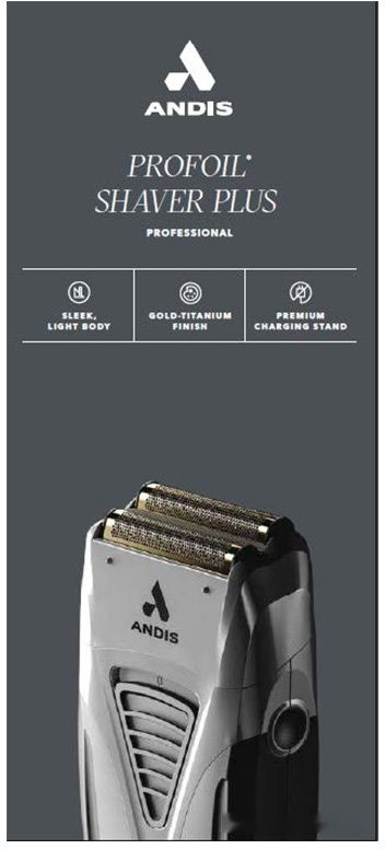 Электробритва мужская Andis ProFoil Lithium Plus Titanium Foil Shaver TS-2