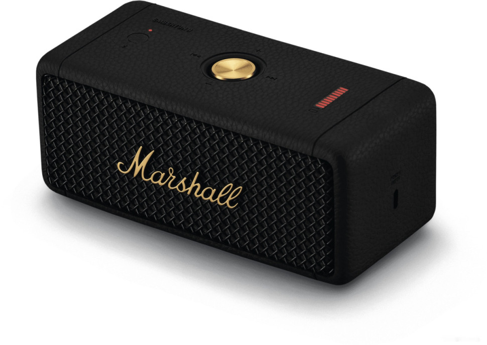 Портативная акустика Marshall Emberton II (черный/латунь)
