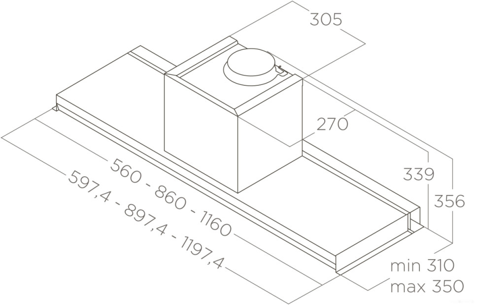 Вытяжка Elica Lever IX/A/116