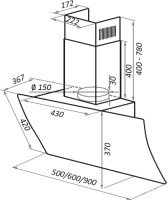Вытяжка Maunfeld Sky Star Chef 60 (черный)