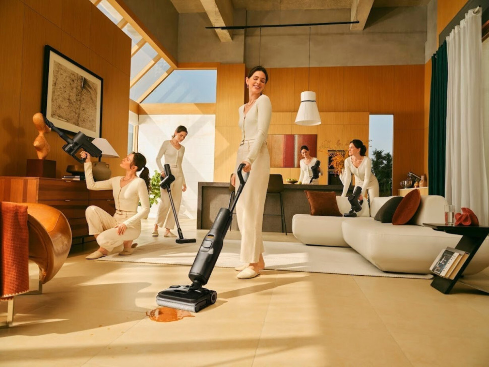 Пылесос Roborock Wet and Dry Vacuum Cleaner F25 ACE Combo WD5M6A (с русской озвучкой, черный)