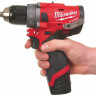 Дрель-шуруповерт Milwaukee M12 FDD-602X 4933459820 (с 2-мя АКБ, кейс)