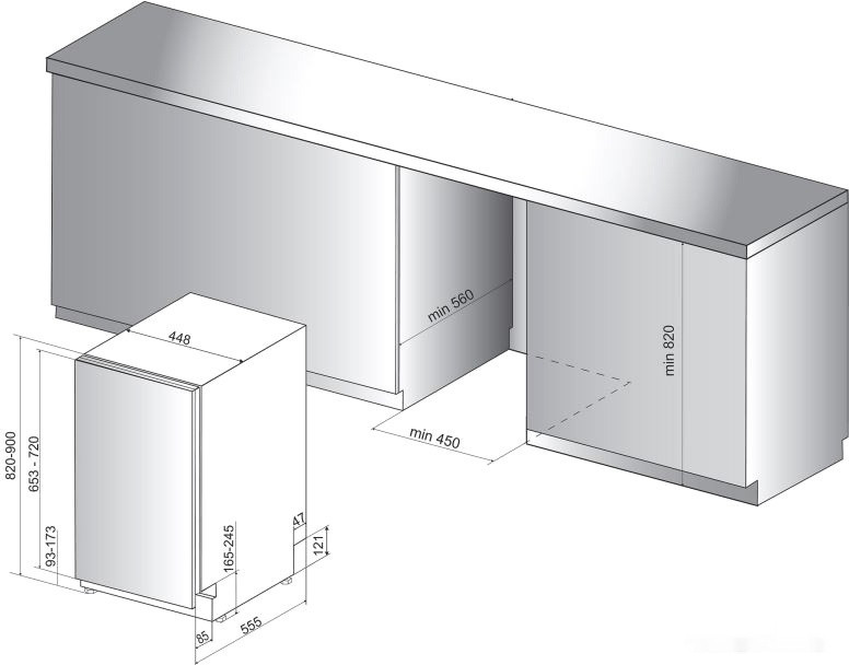 Посудомоечная машина Whirlpool WSIP 4O33 PFE