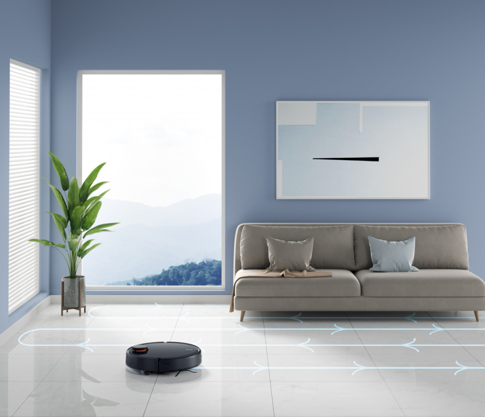Робот-пылесос Xiaomi Mi Robot Vacuum-Mop 2 Pro MJST1SHW (черный, междунар. версия)