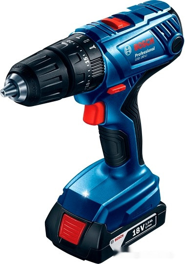 Дрель-шуруповерт Bosch GSB 180-LI Professional 06019F8323 (с 2-мя АКБ, кейс)