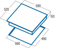 Варочная панель CATA IB 6203 WH