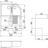 Кухонная мойка Elleci Tekno Corner G68 Bianco