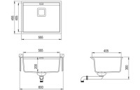 Кухонная мойка AquaSanita Delicia SQD 100 112 AW ora
