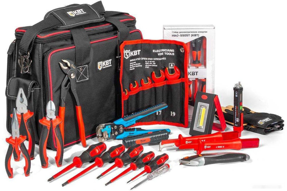 Универсальный набор инструментов КВТ НИЭ-12 89264 (29 предметов)
