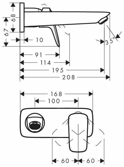 Смеситель Hansgrohe Logis 71220000