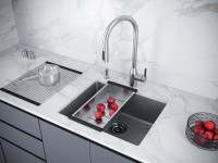 Кухонная мойка Paulmark Lumi 55UNI LU55-GRM