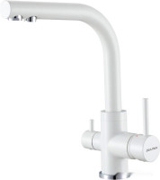 Смеситель Paulmark Essen 213011-431TW (белый матовый)