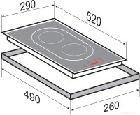 Варочная панель Zigmund &amp; Shtain CI 29.3 B