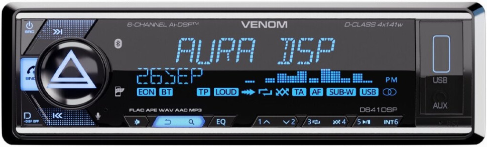 Автомагнитола Aura Venom-D641DSP