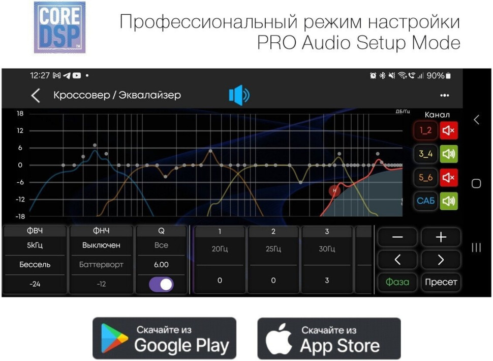 Автомагнитола Aura Venom-D641DSP