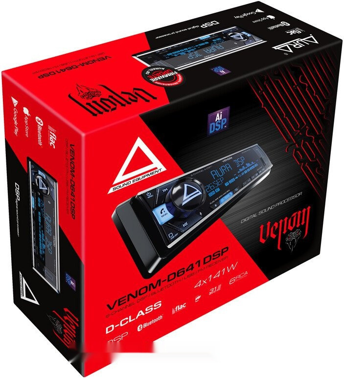 Автомагнитола Aura Venom-D641DSP
