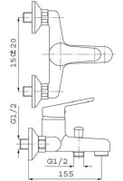 Смеситель Ferro Smile BSM11