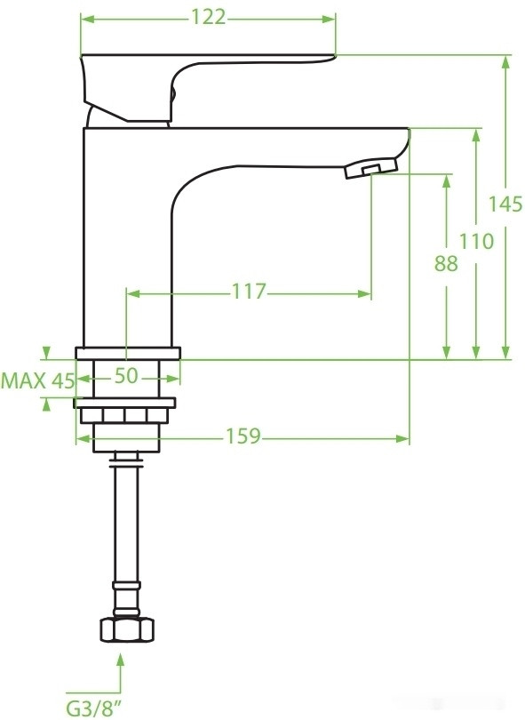 Смеситель Laveo Raila BLL 722D
