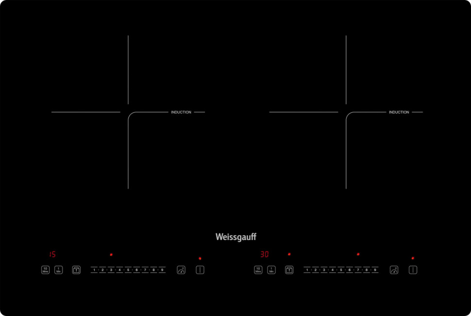 Варочная панель Weissgauff HI 412 H