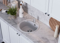 Кухонная мойка Quartz Bond 480 (уголь)