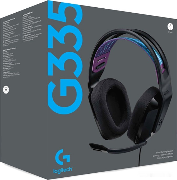 Наушники Logitech G335 (черный)