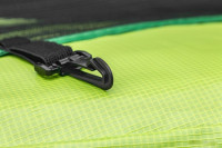 Батут Alpin 4.65 м с защитной сеткой и лестницей