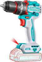 Ударная дрель-шуруповерт Total TIDLI20558 (с 2-мя АКБ, кейс)