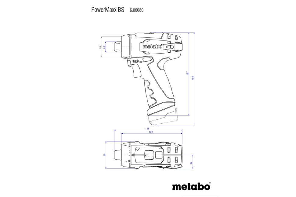 Дрель-шуруповерт Metabo PowerMaxx BS Basic Set