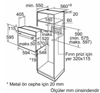 Духовой шкаф Bosch Serie 4 HBF514BH0T