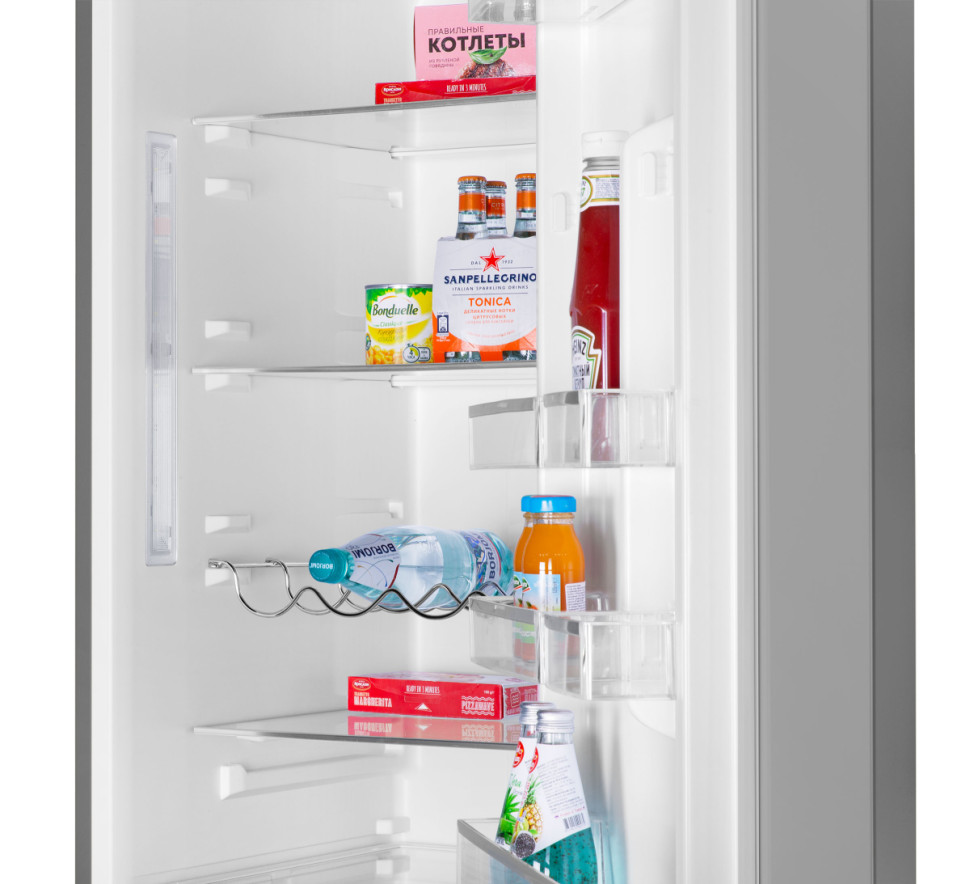 Холодильник с морозильником Maunfeld MFF185NFS