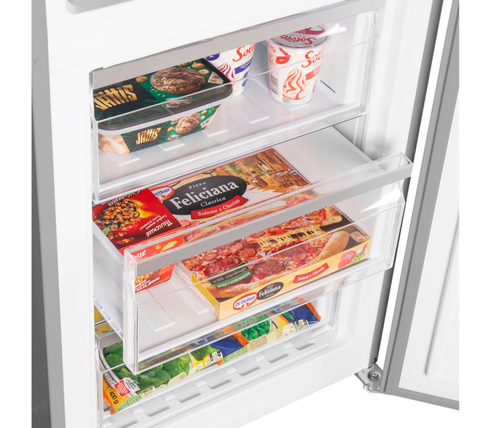 Холодильник с морозильником Maunfeld MFF185NFS