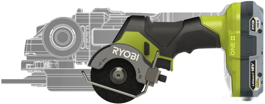 Дисковая (циркулярная) пила Ryobi RCT18C-0 5133004953 (без АКБ)