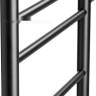 Полотенцесушитель Ростела Свирель V 500x700/7 1" (Ral 9005, боковое подключение)