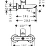 Смеситель Hansgrohe Logis 71225000