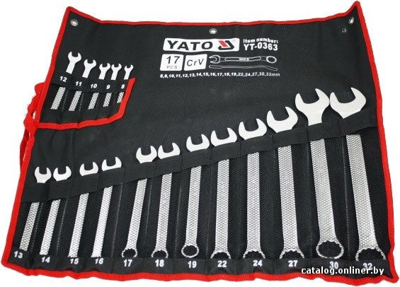 Набор ключей Yato YT-0363 17 предметов