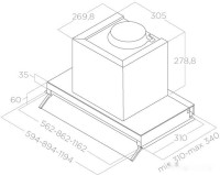 Вытяжка Elica Boxin IX/A/60 PRF0097835B