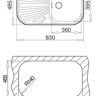 Кухонная мойка Teka Stylo 1B 1D микротекстура