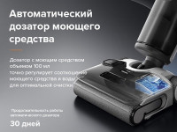 Вертикальный моющий пылесос Roborock Wet and Dry Vacuum Cleaner F25 ALT WD5M4A (с русской озвучкой, черный)